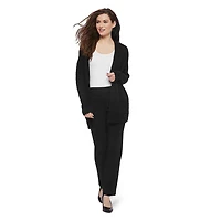 Pantalon habillé enfilable et confortable à jambes droites en bengaline de George pour dames