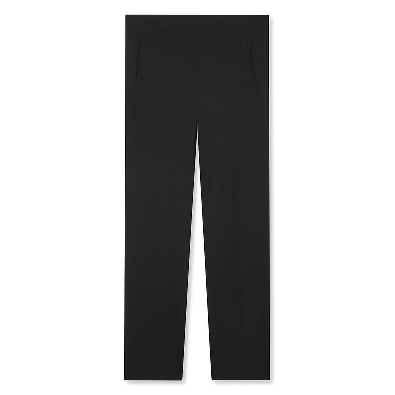 Pantalon habillé enfilable et confortable à jambes droites en bengaline de George pour dames