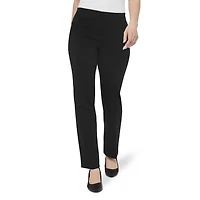 Pantalon habillé enfilable et confortable à jambes droites en bengaline de George pour dames