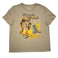 Disney Ladies Winnie N Friends Short Sleeve Crew, Size: XS-XL