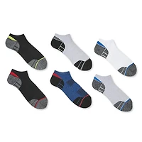 Lot de 6 paires de chaussettes sport Athletic Works pour hommes Tailles 7-11
