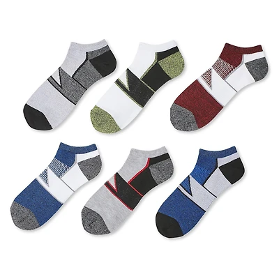 Athletic Works Men's Sport Socks 6-Pack, Sizes 7-11