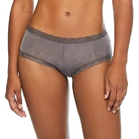 Lot de 3 culottes à taille basse en jacquard bordé dentelle George pour femmes Tailess P TG