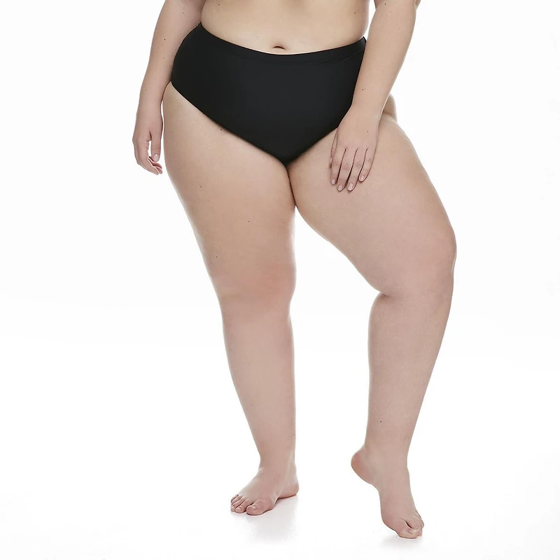 Bas de bain échancré taille haute George Plus pour femmes