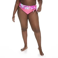 Bas de bain drapé à la taille George Plus pour femmes