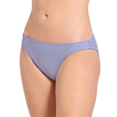 Summer Flirtt Bas de bikini côtelé côtelé en lurex pour femmes