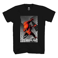 T-shirt à manches courtes Marvel Spider Leap pour homme