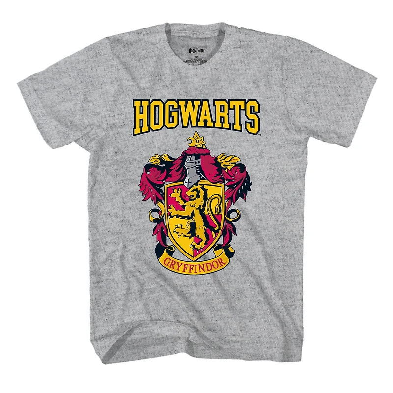 T-shirt à manches courtes Harry Potter Gryffondor Crest pour homme