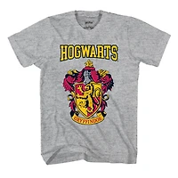 T-shirt à manches courtes Harry Potter Gryffondor Crest pour homme