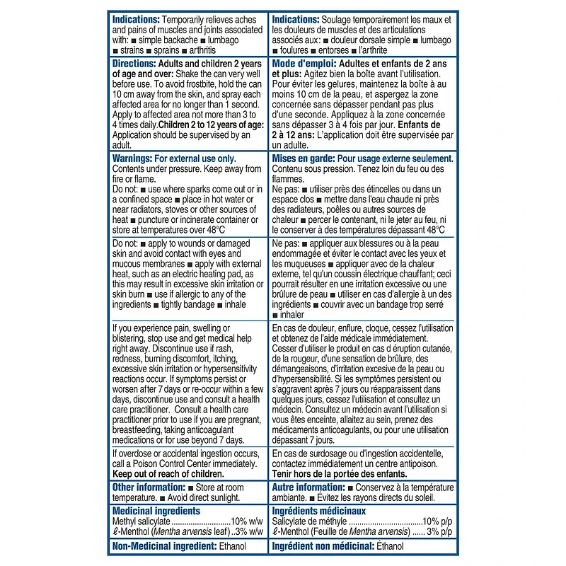 Salonpas soulagement de la douleur Jet Spray 118 ml
