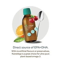 Liquide Omega-3 2x NutraVege de NutraSea à orange et canneberge