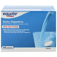 Equate Produit favorisant la digestion des produits laitiers 40 caplets
