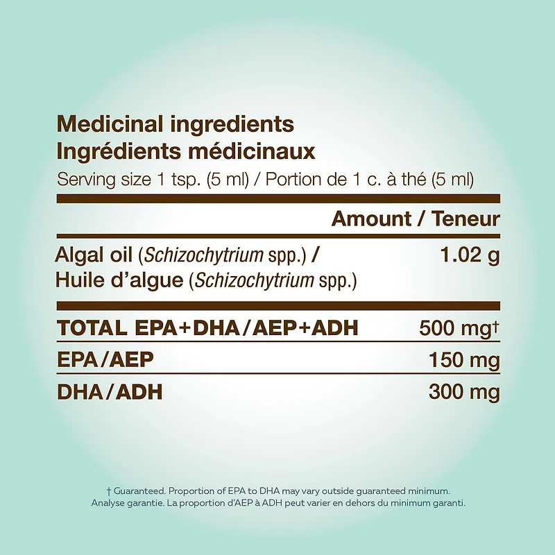 Liquide Omega 3 Plant Nutravege de Nature's Way à saveur d'orange et de fraise