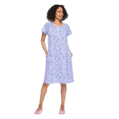Robe de nuit à encolure dégagée Iyla pour femmes