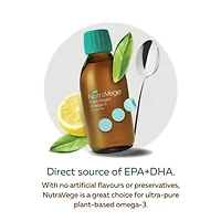 NutraVege Oméga-3 végétal Extra fort Liquide - Citron