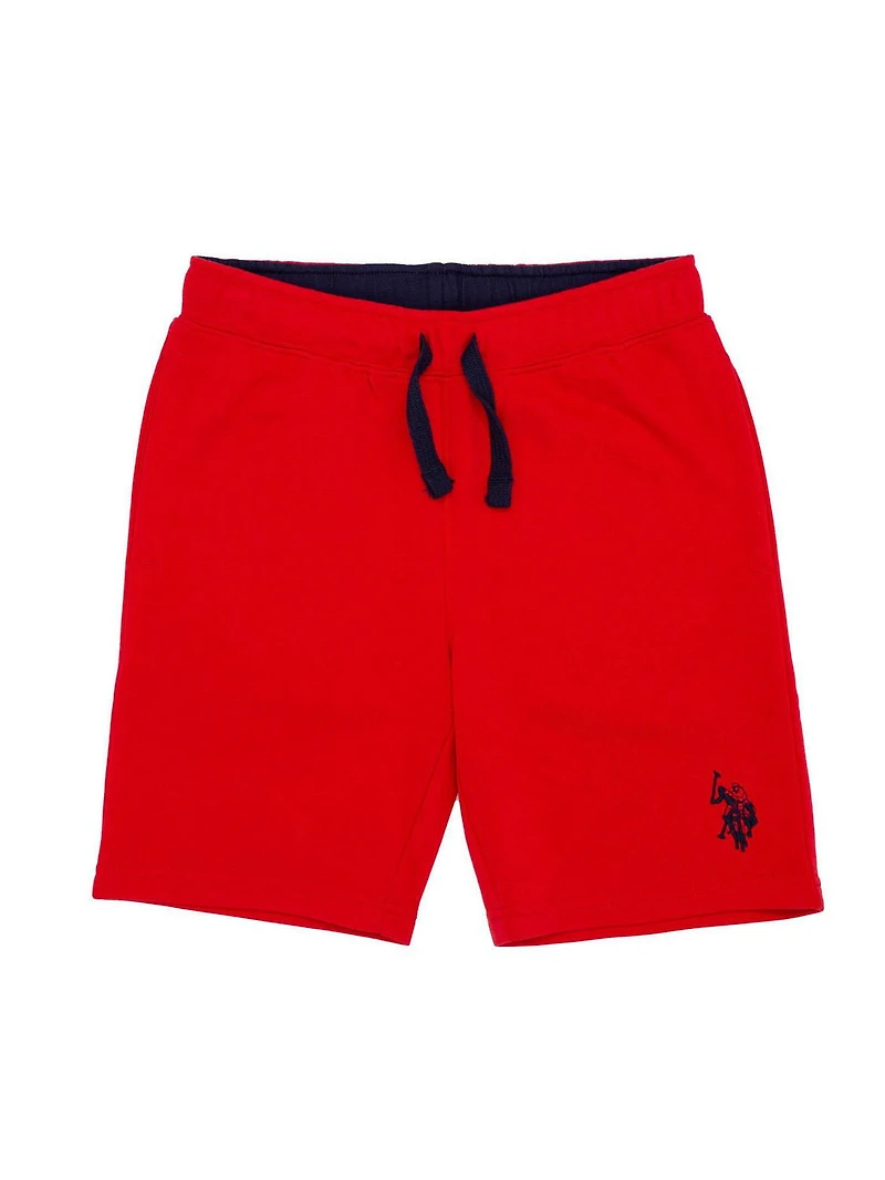 U.S. Polo Assn. Boy's Solid French Terry Short