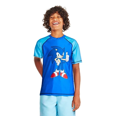 Sonic The Hedgehog Boys' Rash Guard