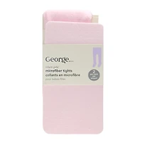 George Infant Microfibre Tight 2pk, • 0-12 months, Shoe size 0-3  <br>• 12-24 months, Shoe size 2-5<br>• 24-36 months, Shoe size 5-8
