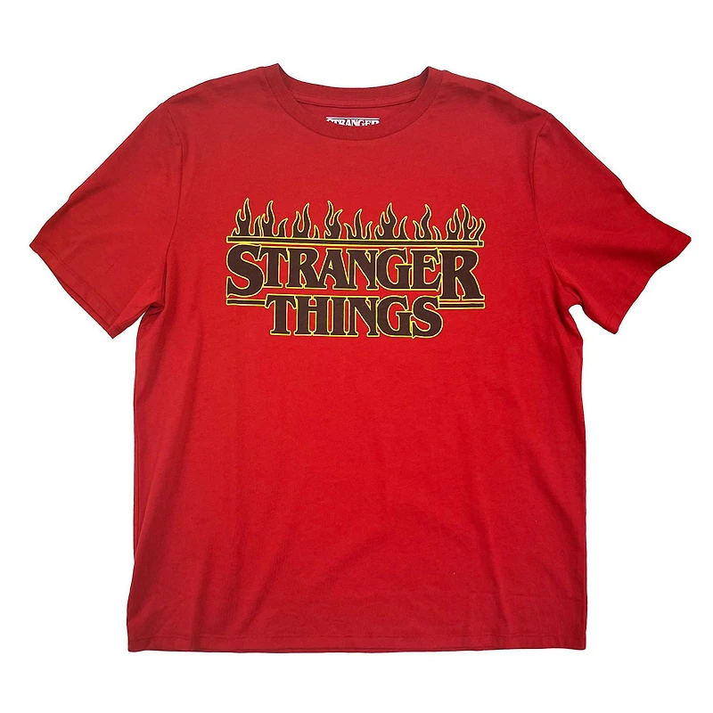 Stranger Things Sweat-shirt à manches courtes avec logo ST pour femme Taille: XP-TG