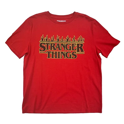 Stranger Things Sweat-shirt à manches courtes avec logo ST pour femme Taille: XP-TG