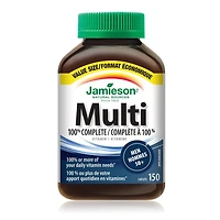 Jamieson 100% Complete Multivitamin Caplets for Men 50+ Value Size, 150 caplets