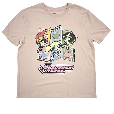 The Powerpuff Girls Pull à manches courtes Power Puff Action pour femme Taille: XP-TG