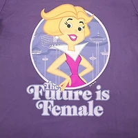 The Jetsons Ladies Future is Female Short Sleeve Crew, Size: XS-XL