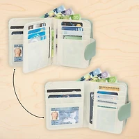 Time And Tru Tab Multi Card French Purse