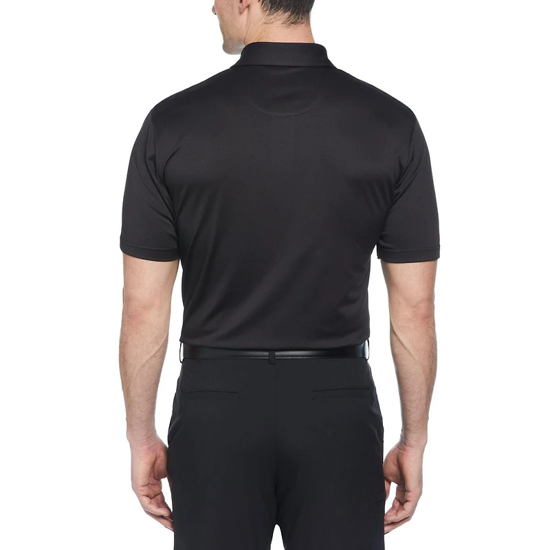 Ben Hogan Polo de Golf à Manches Courtes et Imprimé Géométrique Asymétrique Pour Hommes