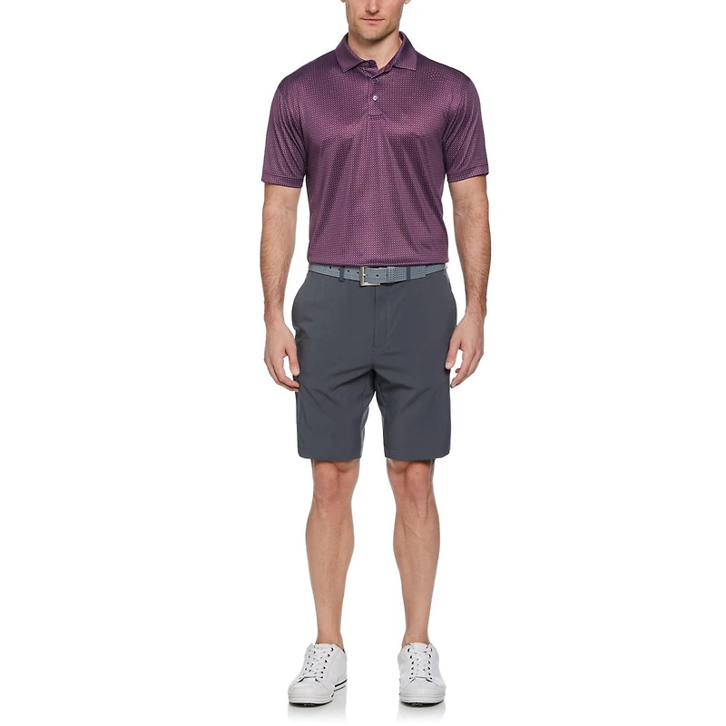 Ben Hogan Polo de Golf à Manches Courtes Pour Homme Avec Imprimé Micro Géo