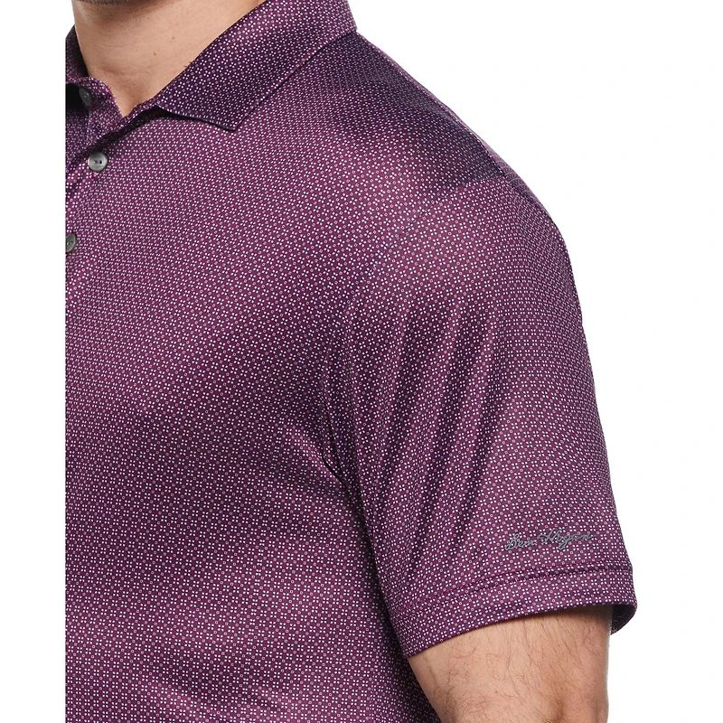 Ben Hogan Polo de Golf à Manches Courtes Pour Homme Avec Imprimé Micro Géo