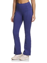 Reebok Women’s ‘Reflex’ High-Rise Flare Leggings with Pockets, Sizes XS-2XL