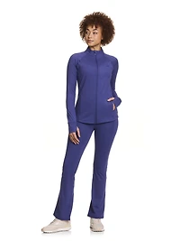 Reebok Women’s ‘Reflex’ High-Rise Flare Leggings with Pockets, Sizes XS-2XL
