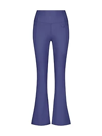 Reebok Women’s ‘Reflex’ High-Rise Flare Leggings with Pockets, Sizes XS-2XL