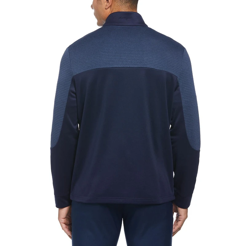 Ben Hogan Pull de Golf Uni Avec Fermeture éclair Sur un Quart Pour Homme