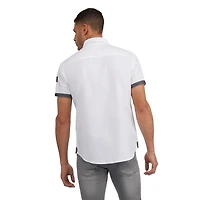 Marc Ecko Men’s Short Sleeve Button Down Shirt