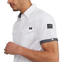 Marc Ecko chemise à boutons à manches courtes pour hommes