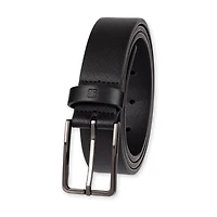 Ceinture habillée en cuir saffiano extensible pour hommes Tailored Flex de Haggar Tailles P à TG