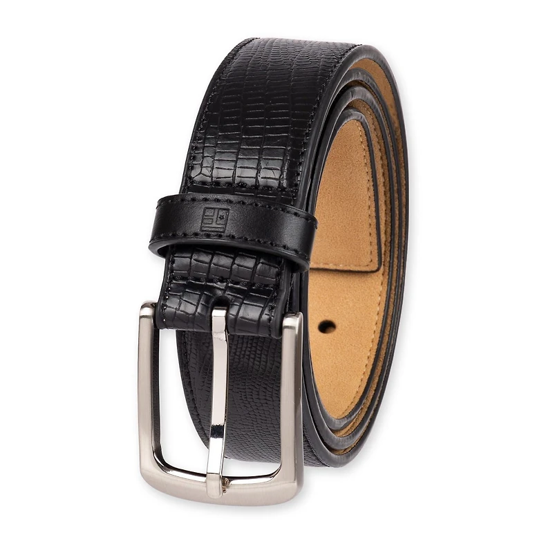 Ceinture extensible gaufrée lézard pour hommes Tailored Flex de Haggar