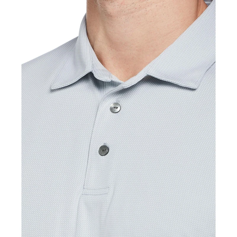 Ben Hogan Polo de Golf à Manches Longues en Jacquard Pour Hommes