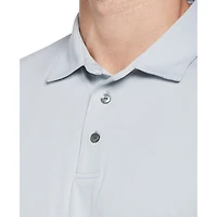 Ben Hogan Polo de Golf à Manches Longues en Jacquard Pour Hommes