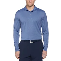 Ben Hogan Polo de Golf à Manches Longues en Jacquard Pour Hommes