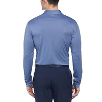 Ben Hogan Polo de Golf à Manches Longues en Jacquard Pour Hommes