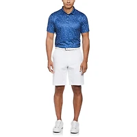 PGA TOUR Men's Short Sleeve Conversational Golf Polo