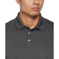 PGA TOUR Polo de Golf à Manches Courtes et Imprimé à Rayures Pour Hommes