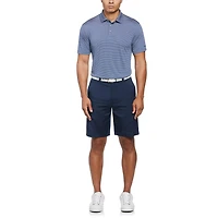 PGA TOUR Polo de Golf à Manches Courtes et Imprimé à Rayures Pour Hommes