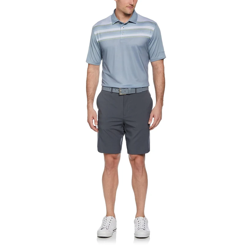 Ben Hogan Polo de Golf à Manches Courtes Eco Birdseye Block Pour Hommes