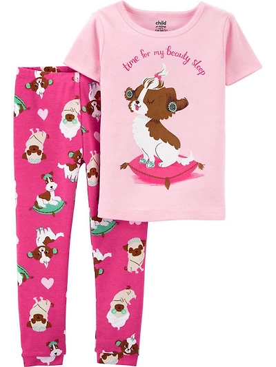 Child of Mine made by Carter's Toddler Girls' 2-piece Pyjama - Dog