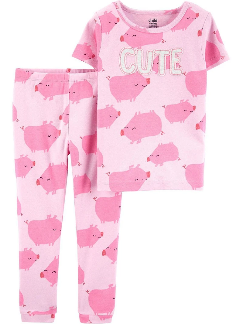 Child of Mine made by Carter's Toddler Boys' 2-piece Pyjama - Pig