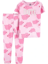 Child of Mine made by Carter's Toddler Boys' 2-piece Pyjama - Pig